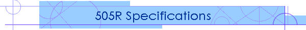 505R Specifications